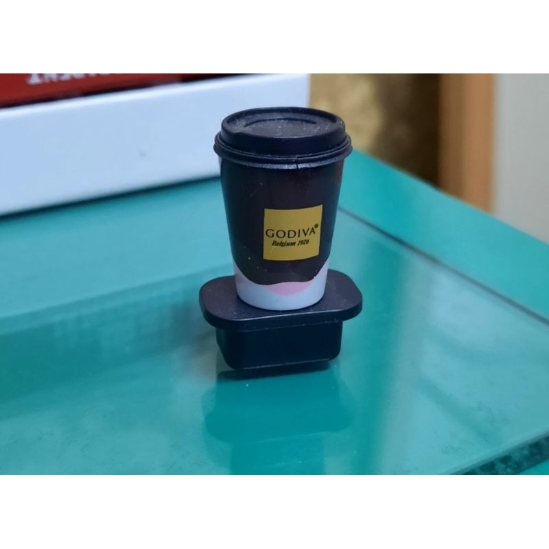 7-11×GODIVA喜馬拉雅山粉紅鹽熱巧克力造型杯塞