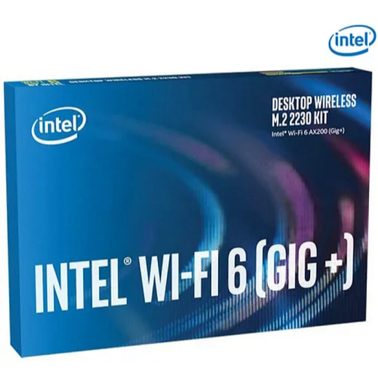 INTEL Wi-Fi 6 AX200 (Gig+) +藍牙 5.0 桌機無線 M.2 2230KIT 套件