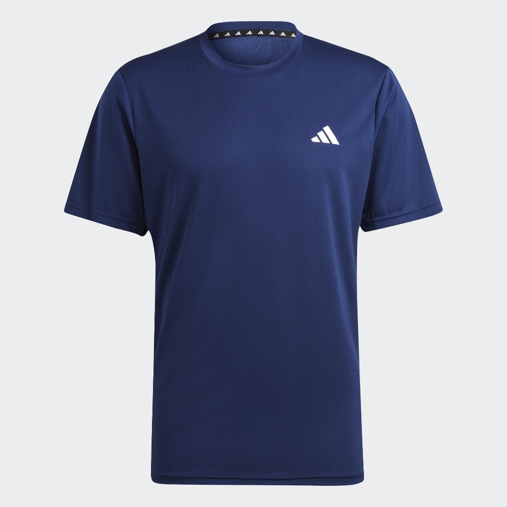 Adidas TR-ES BASE T 男款 藍色 短袖上衣 IC7429【KAORACER】