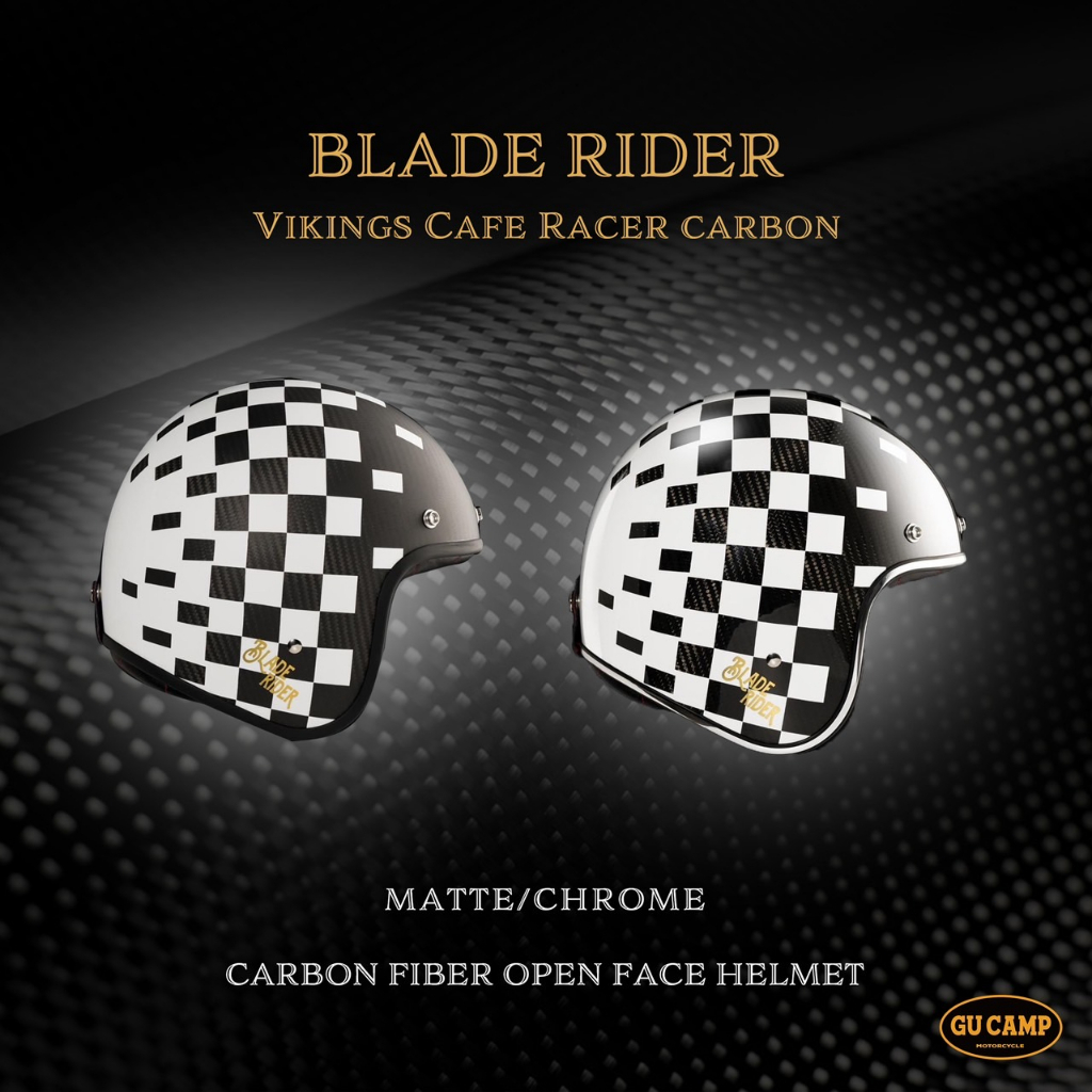 GU CAMP騎士部品 現貨 限量 Blade Rider 二代 VIKINGS 輕量 碳纖維 小帽體 安全帽 賽車格