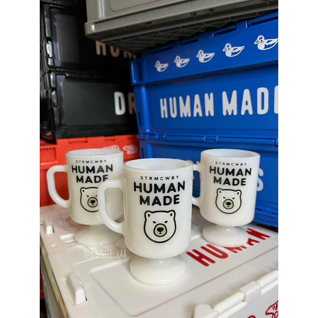 【BIG SIZE SELECT】Human Made Milk Glass Pedestal Mug 北極熊  杯子