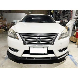 日產 SENTRA 仙草 直上 競速版 消光黑 前下巴 前鏟 前定風翼 前擾流板 下擾流板 保險桿 改裝下巴 通用下巴