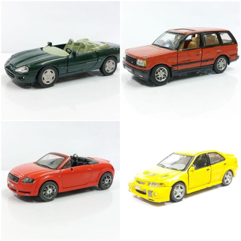 1/43 Hongwell 戰損 XK8 Range Rover Audi TT RX300 Lancer Evo