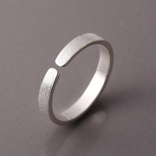 《現貨》韓國東大門 925純銀 磨砂戒指 開口圍 純銀戒指 如意貓