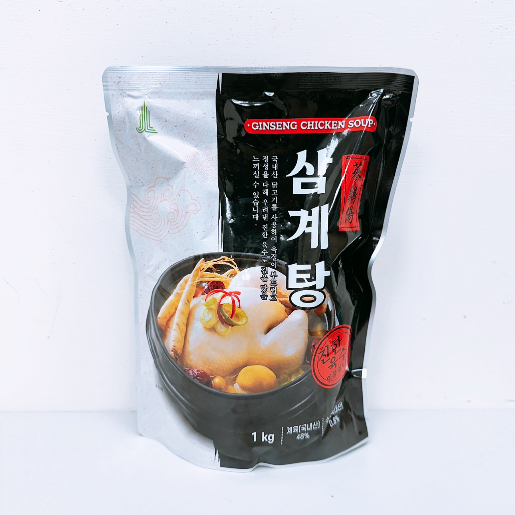 【首爾先生mrseoul】韓國 蔘雞湯 1kg 人蔘雞 韓國傳統美食 (黑色包裝)