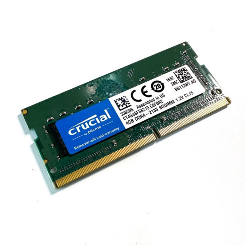【二手】Crucial 4GB DDR4-2133 記憶體