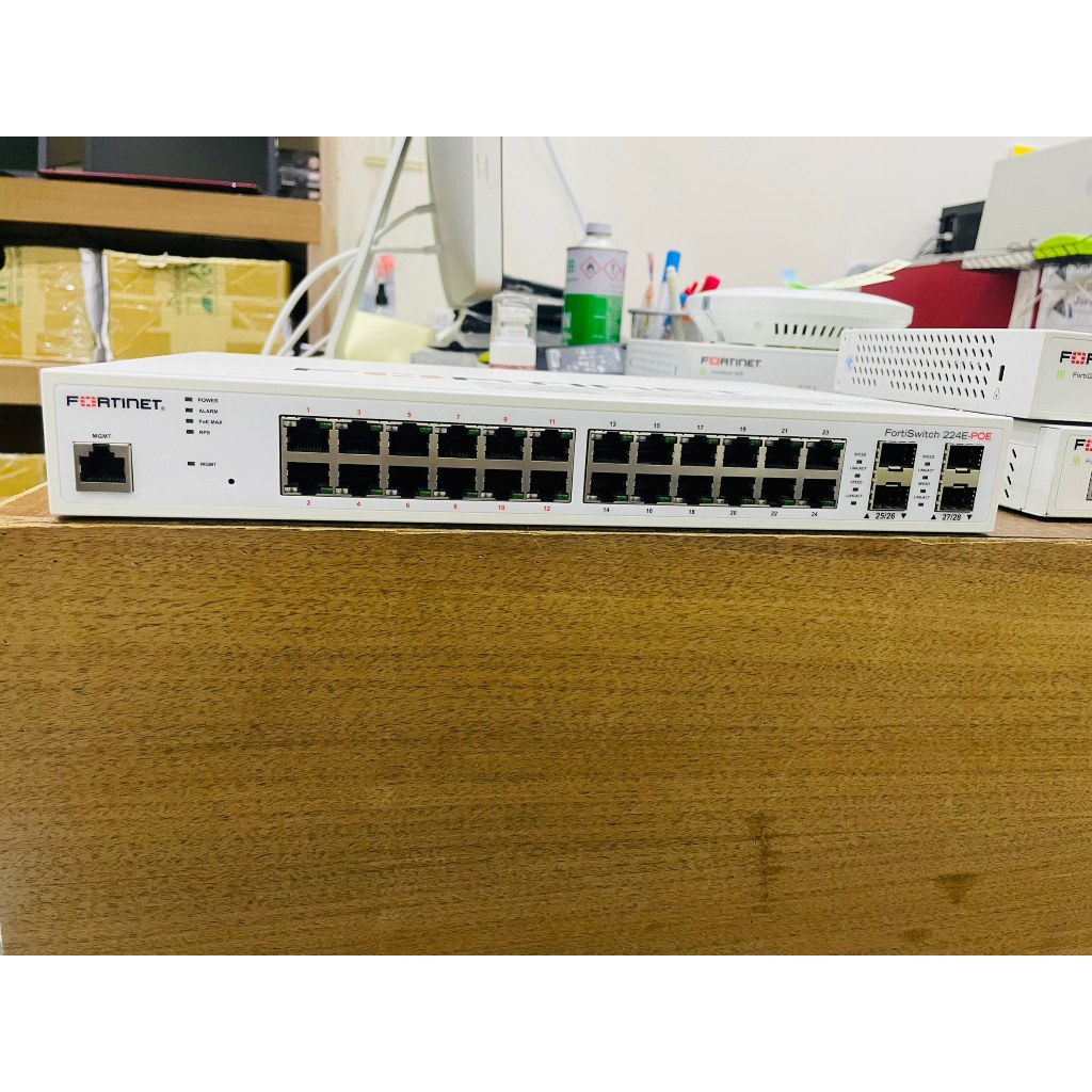 Fortinet FortiSwitch FS224D-POE 24Port GbE POE Switch