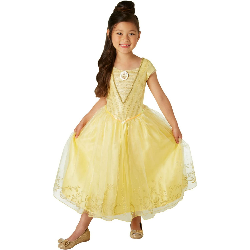 預購🚀英國正貨🚀英國迪士尼 貝兒公主 belle 兒童 萬聖節 裝扮服 表演服 小洋裝 女童洋裝