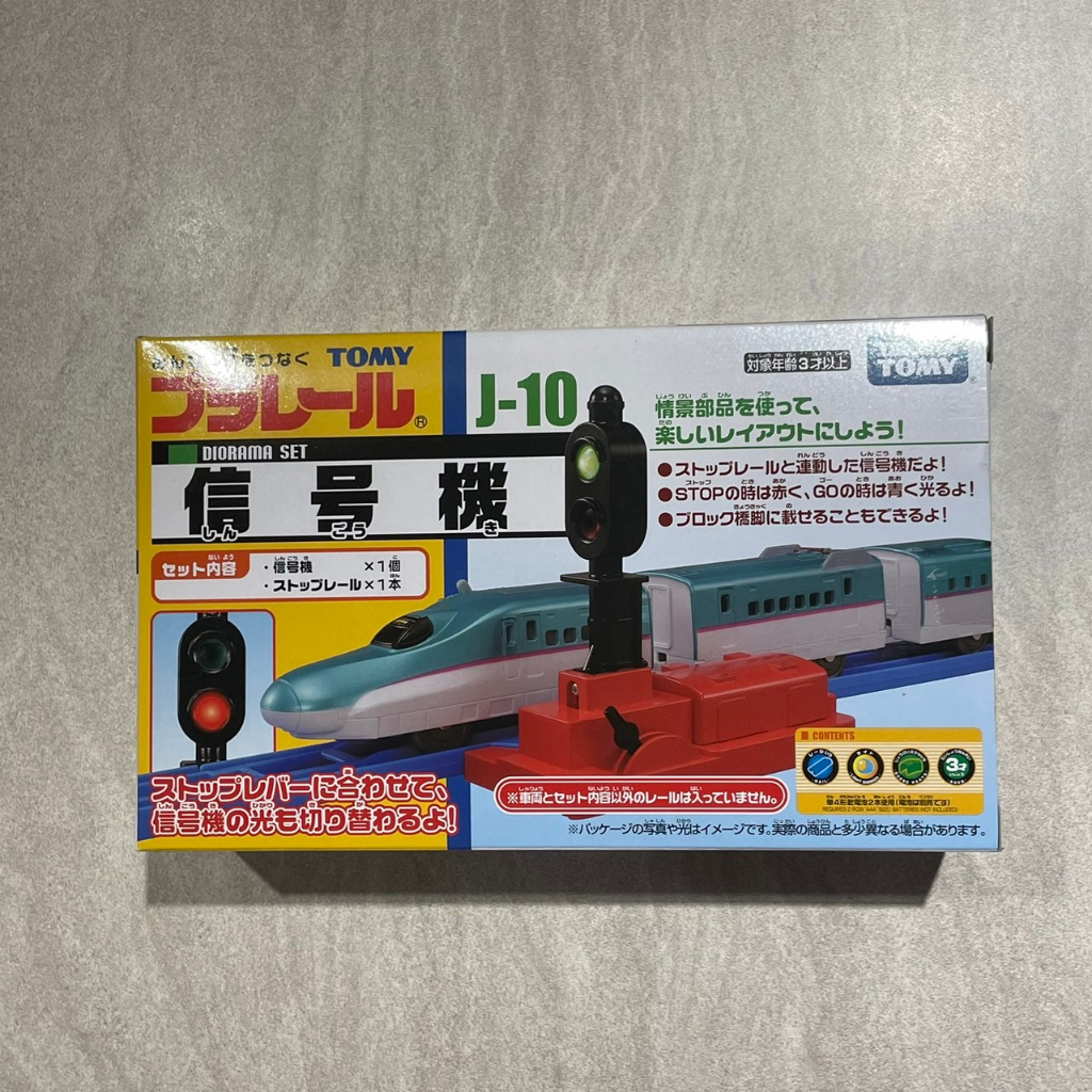 -胖達人-正版現貨有發票 Tomica 多美 PLARAIL 火車 軌道 鐵軌 J-10 J10 信號機 交通號誌