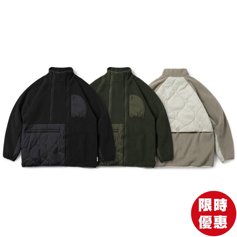 FILTER017 Fleece pieced High-neck ST 搖粒絨 保暖 拼接 罩衫 (三色) 化學原宿