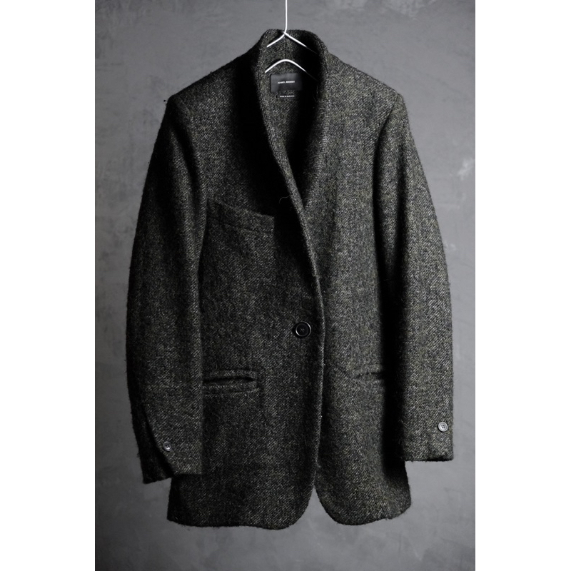 ISABEL MARANT Wool Alpaca Blazer Jacket 法國時裝品牌 羊駝毛混紡毛呢外套