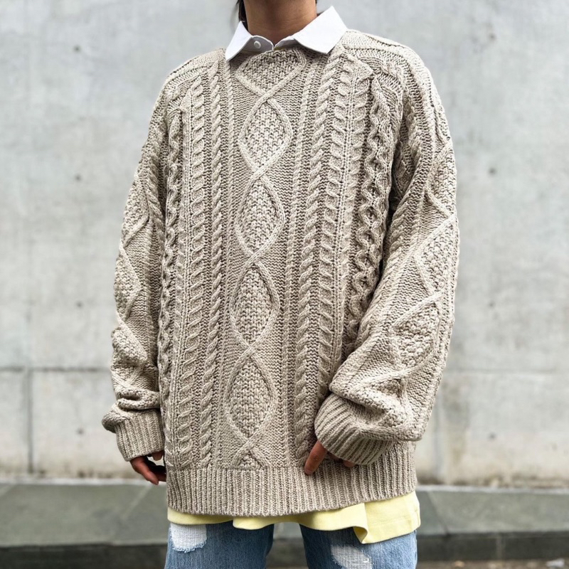 【J.V Select】Essentials-F.O.G Cable Knit Sweater 麻花 針織 毛衣