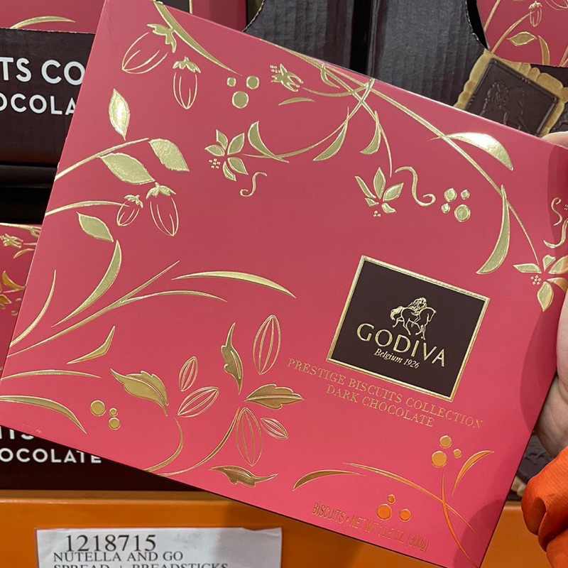 客訂linaxxiz-Godiva黑巧克力餅乾禮盒300g-美國代購