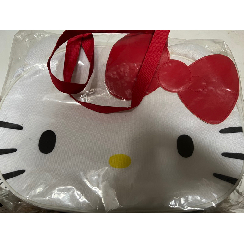 正版標籤hello kitty 肩背包、手提袋  可放筆電 A4可