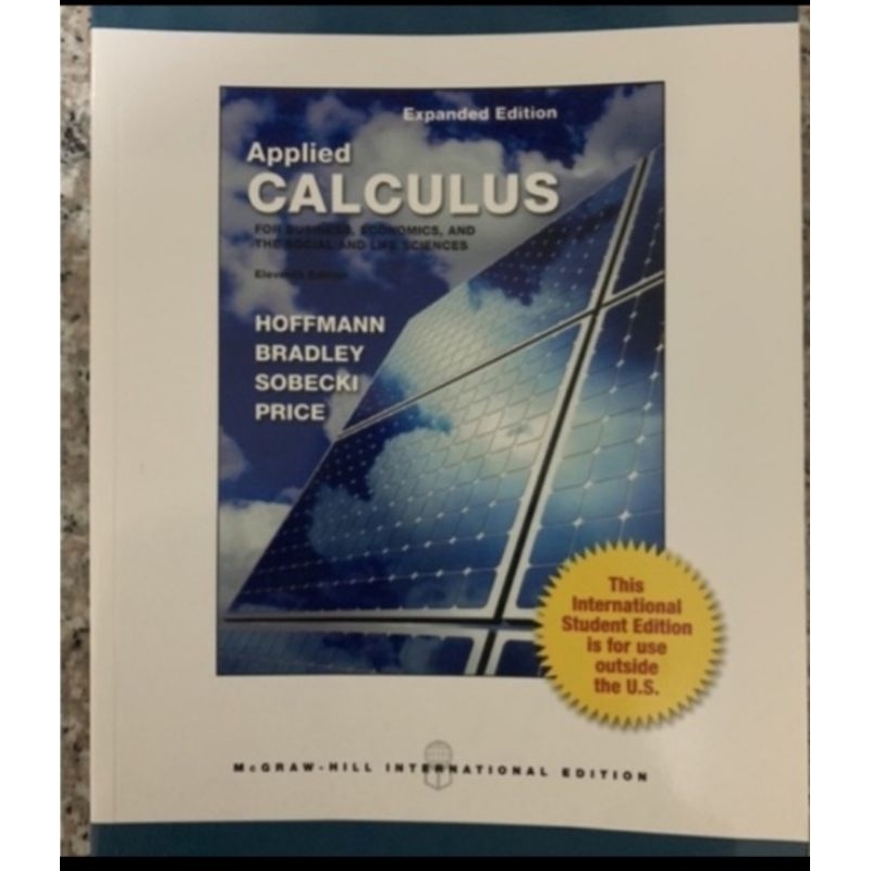 二手微積分原文書 Hoffmann Applied Calculus 11e 11版