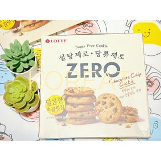 LOTTE 韓國樂天ZERO 無糖巧克力餅乾 一盒12入