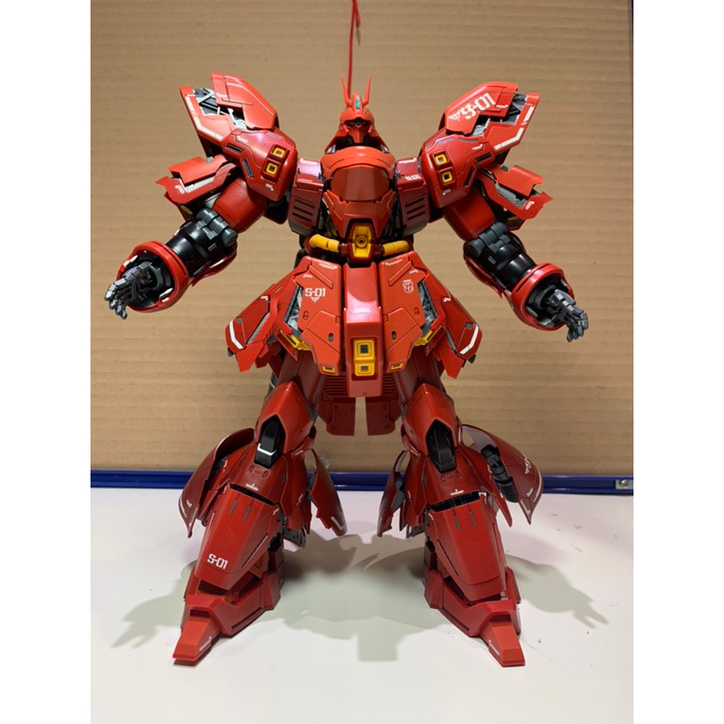 {鋼彈的屋-模型工作室} 萬代 MG 1/100 沙薩比  完成品  (實品如圖) 鋼彈 模型 代工