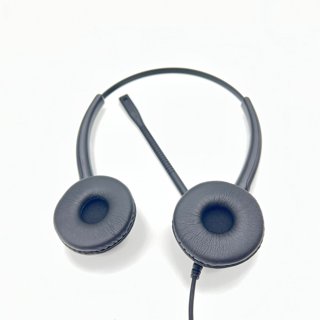 東訊TECOM 高端雙耳耳機麥克風 FHV200 免外接轉接線 頭戴式高端耳麥