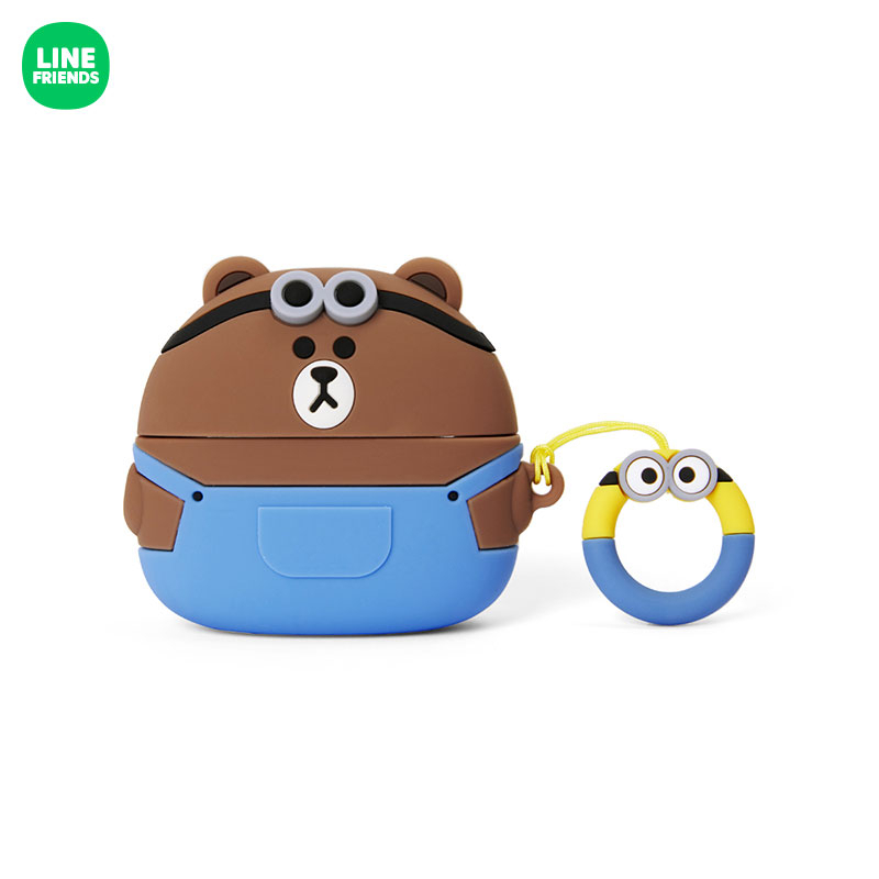 (現貨在台)[LINE FRIENDS] MINIONS 小小兵 熊大 AirPods Pro 卡通 動漫 耳機保護殼