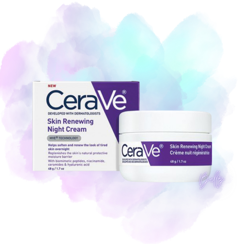 【Bellz】 CeraVe 適樂膚 肌膚更新保濕滋潤晚霜 Renewing Night Cream
