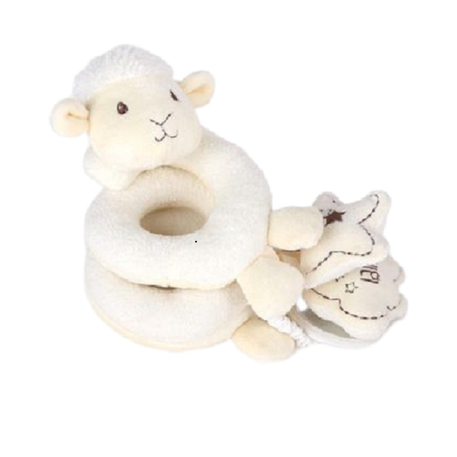 小羊造型新生兒床繞 現貨 嬰兒床掛 嬰兒毛絨玩具 床鈴床掛 寶寶搖鈴 掛鈴搖鈴 寶寶玩具 嬰兒車床掛鈴 掛飾床繞