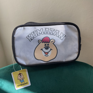 現貨 日貨出清日本WC KUMATAN 熊熊化妝包 盥洗用品收納包 大容量收納包 彩妝包 洗漱包化妝包 小熊 Japan