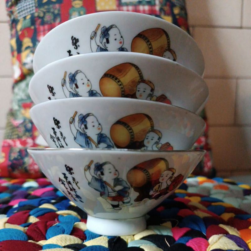 日式和風瓷器碗（4入/組)

