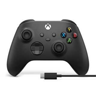 【快速出貨】全新公司貨 微軟Xbox無線控制器（磨砂黑）+ USB-C 纜線 / Windows 10專用無線轉接器套組