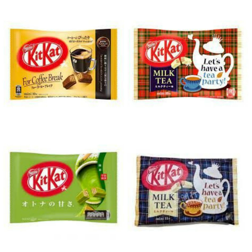 [現貨]日本 Kitkat 巧克力系列/Kitkat抹茶/Kitkat咖啡/Kitkat奶茶/Kitkat焦糖