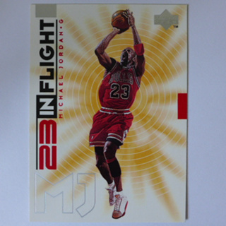 ~Michael Jordan~黑耶穌/空中飛人/MJ喬丹 1998年UD.23 IN FLIGHT籃球特殊卡 IF14