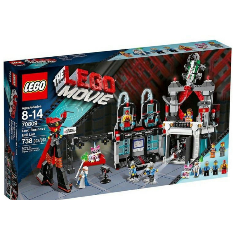 LEGO 樂高 70809 樂高玩電影系列 Lord Business' Evil Lair 全新未拆