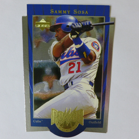 ~ Sammy Sosa ~MLB球星/薩米·索薩 1996年UD.切割金屬設計.棒球特殊卡