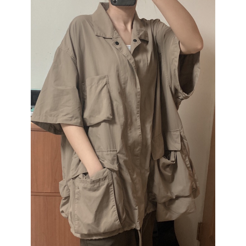 二手 GOOPI-TS-02 functional shirt khaki