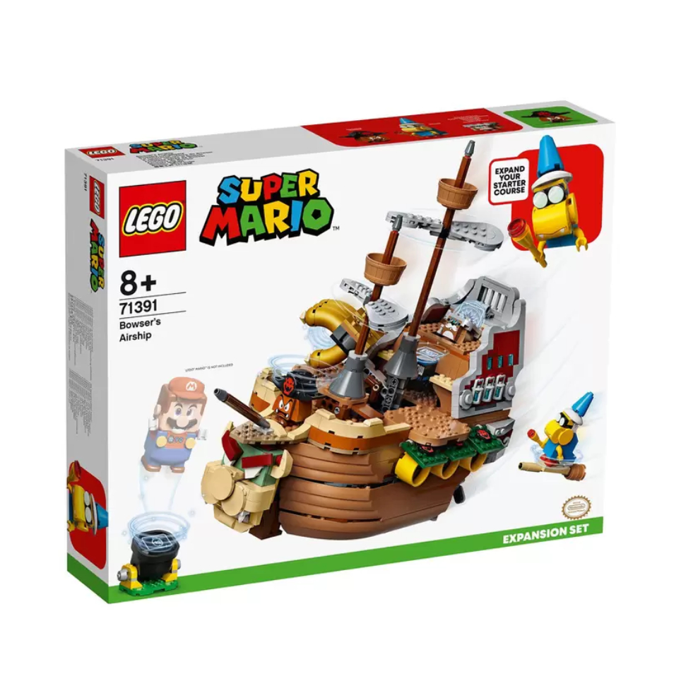 ღ馨點子ღ LEGO 樂高 超級瑪利歐系列 庫巴飛行船 71391 拆封品 零件無缺少 #136501