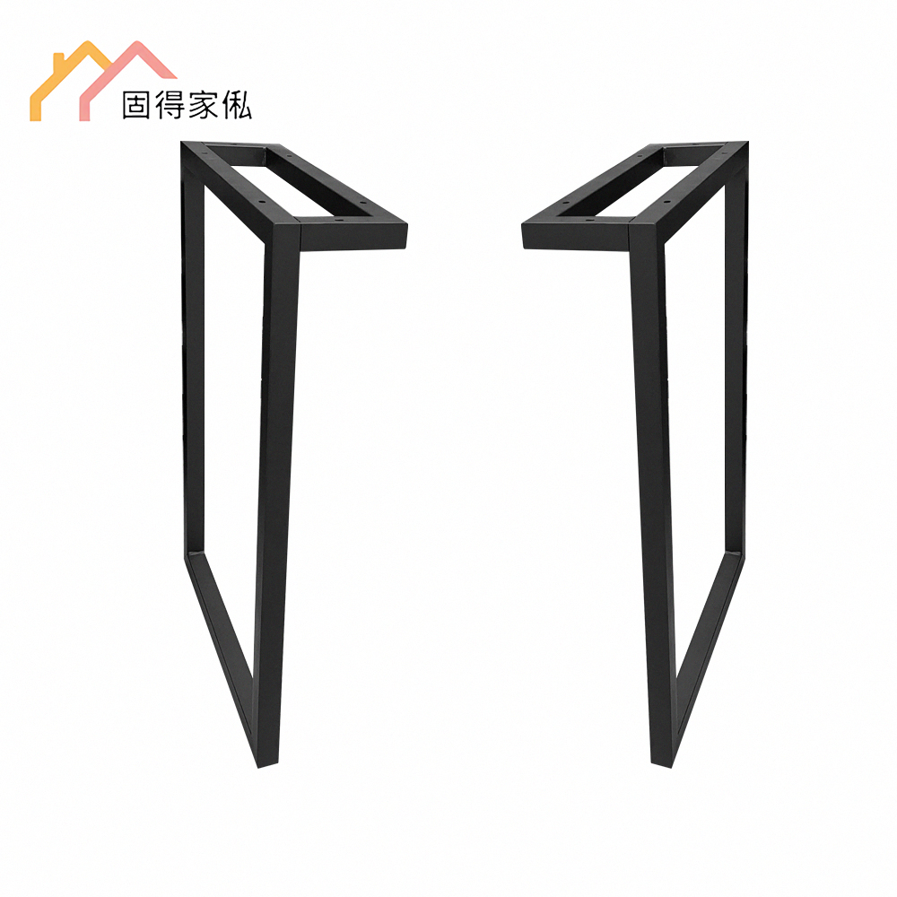 【固得家俬】台灣製造 73cm高 工業風 鐵件桌腳 書桌腳 辦公桌腳 百搭鐵腳 (工業風桌腳)