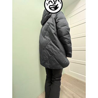 Gozo 黑色 連帽羽絨羽毛外套 尺寸M 160/84A
