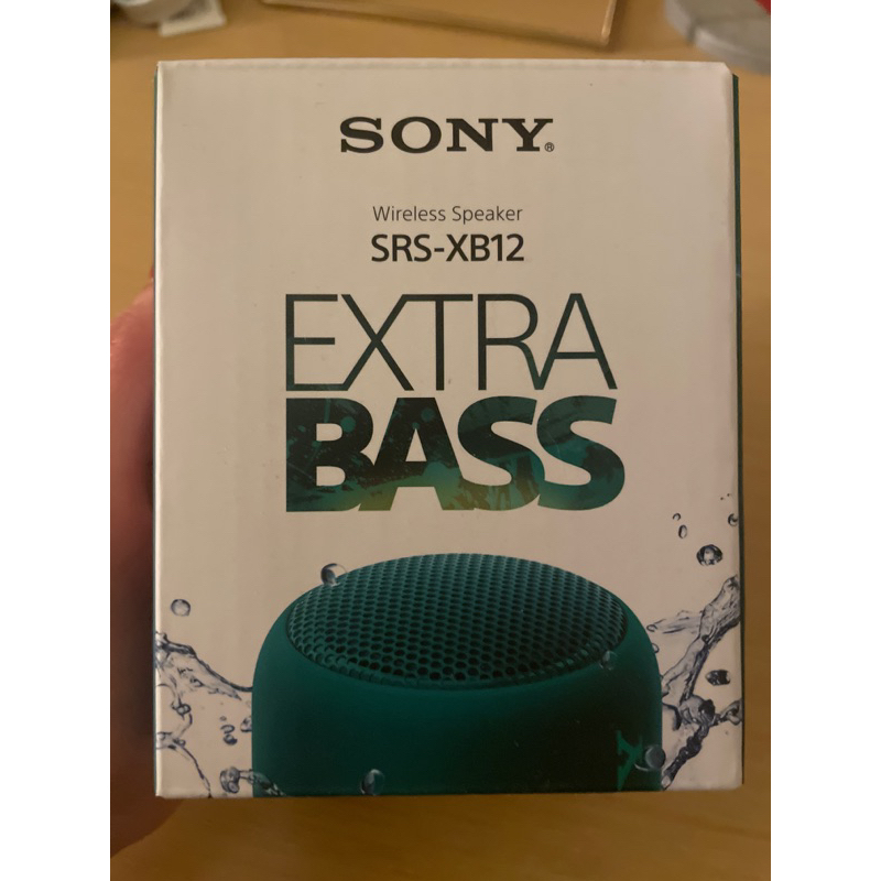 Sony 索尼 SRS-XB12 可攜式 無線 藍芽 喇叭 迷你音箱 重低音EXTRA BASS 防水防塵~綠色