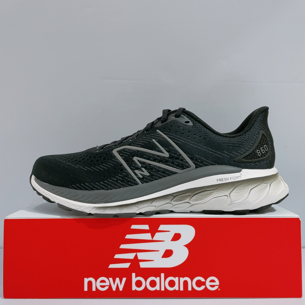 New Balance NB 860 Fresh Foam 男生 黑色 4E寬楦 運動 慢跑鞋 M860K13