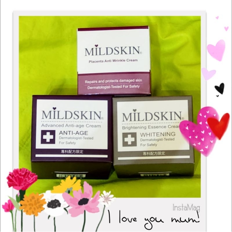 💕【MILDSKIN】賦活胎盤精華霜/專科抗老除皺霜/專科高度亮白霜50g