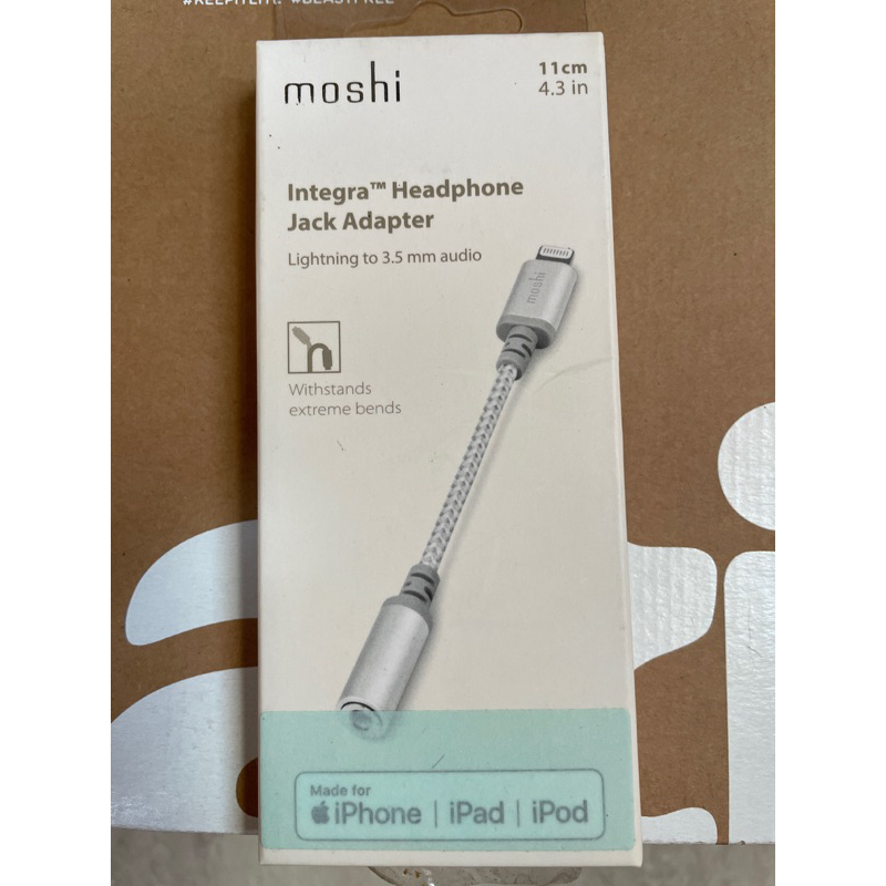 Moshi  3.5mm 耳機轉接器 Integra強韌系列 二手