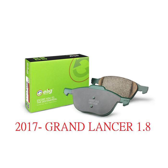 (BUBU安全制動)ELIG陶瓷GG等級來令片.煞車皮 (2017- GRAND LANCER 1.8)