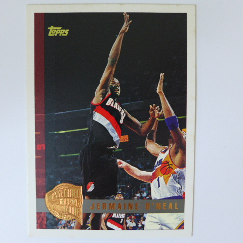 ~ Jermaine O`Neal ~NBA球星/傑曼·歐尼爾 1997年TOPPS.NBA蓋印特殊卡