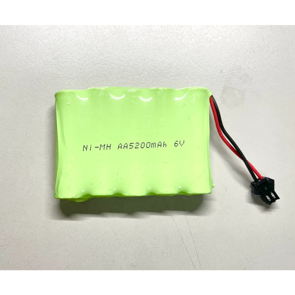 頑童遙控- 6v AA 5200mah sm插頭 充電電池 充電器組  遙控車 頑皮龍 水彈槍 電池 鎳氫 鎳鎘