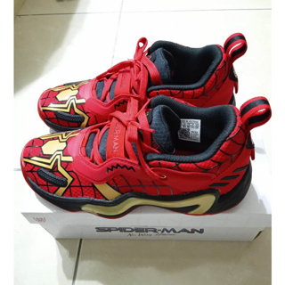 愛迪達 adidas 蜘蛛人大童運動鞋 籃球鞋 24.5cm