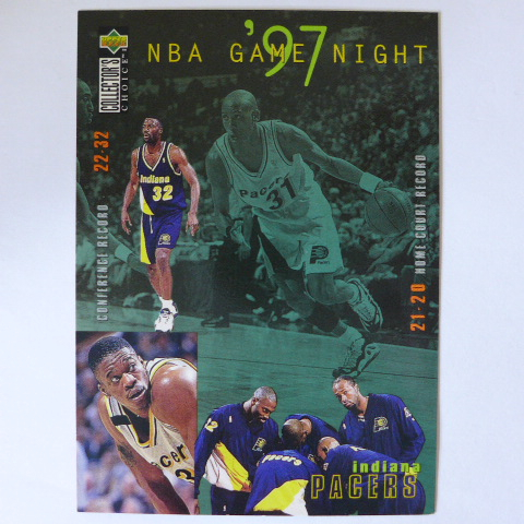 ~ Reggie Miller ~名人堂/大嘴.米勒 1997年UD.NBA籃球卡