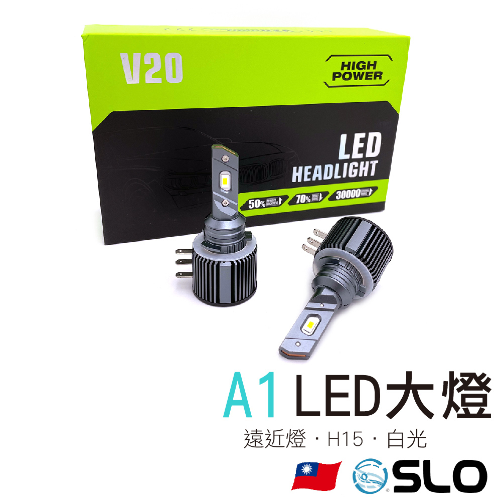 SLO【H15 LED大燈】台灣發貨 遠燈 日行燈 H15 適用 T5 MAZDA3 GOLF7 CX5 KUGA