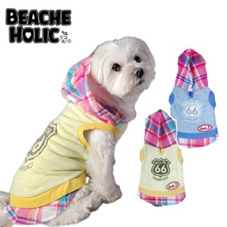 【你和我的狗】 日本BEACHE HOLIC 連帽假兩件 寵物背心 寵物衣服 【現貨】 狗狗衣服 小狗衣服 中型犬衣服