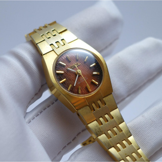 全新 絕美 NOBEL 諾貝爾 發條手錶 機械錶 仕女錶 手動上鍊 早期老錶 古董錶 女錶 金色 復古 Vintage