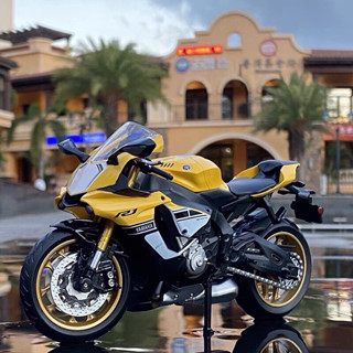 🇹🇼臺灣現貨💫1:12 YAMAHA R1 山葉重機模型 摩托車重機模型