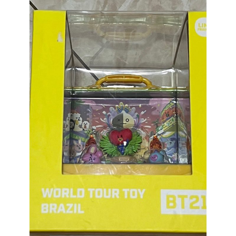 正版 BT21 韓國 超級巨星 環遊世界 巴西 公仔